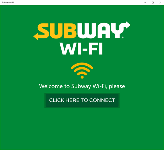 Subway Wi-Fi screenshot 1