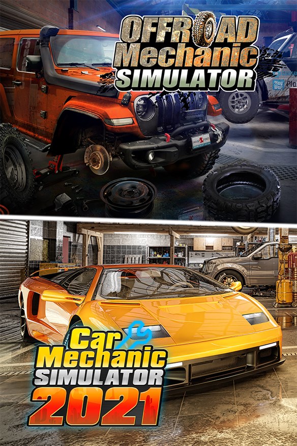 Offroad Mechanic Simulator & Car Mechanic Simulator 2021 Xbox Series X|S and Xbox One cover art