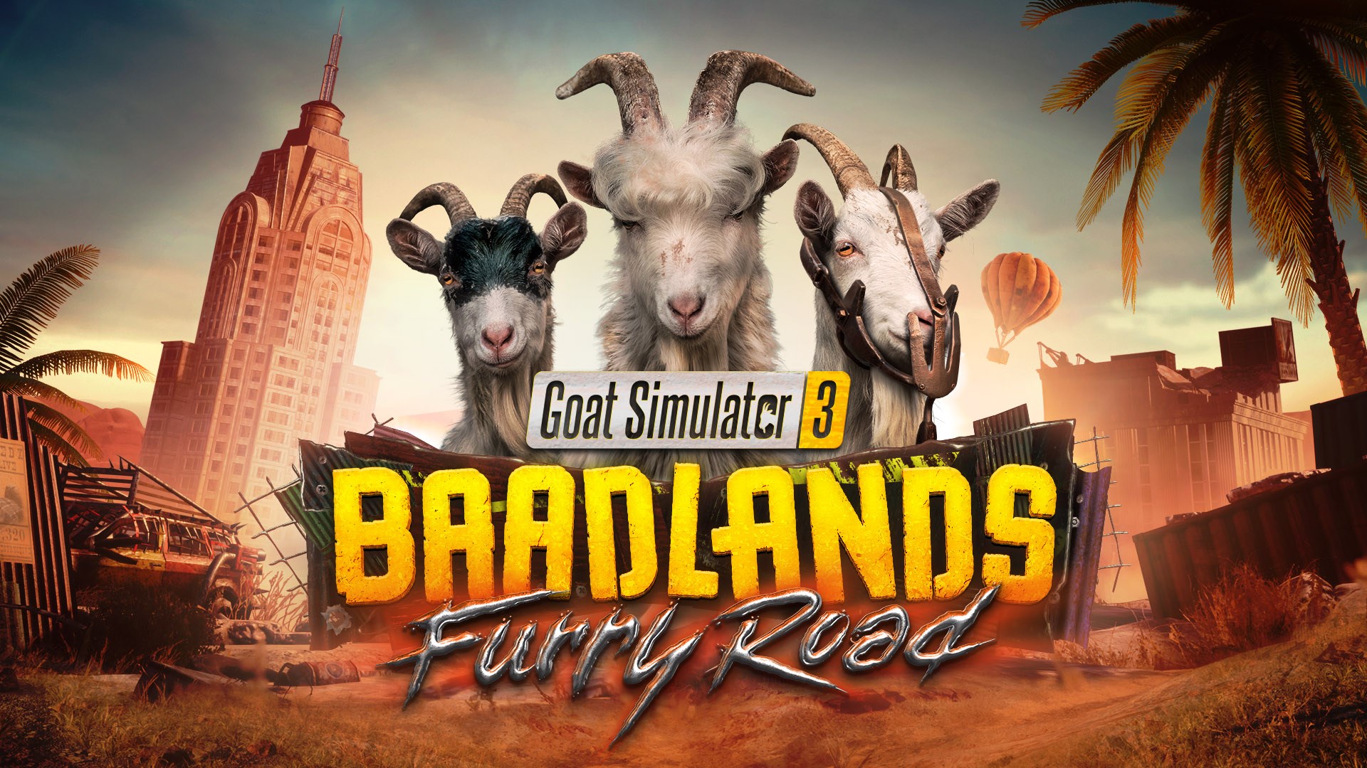 Goat Simulator 3 – Baadlands: Furry Road Trailer