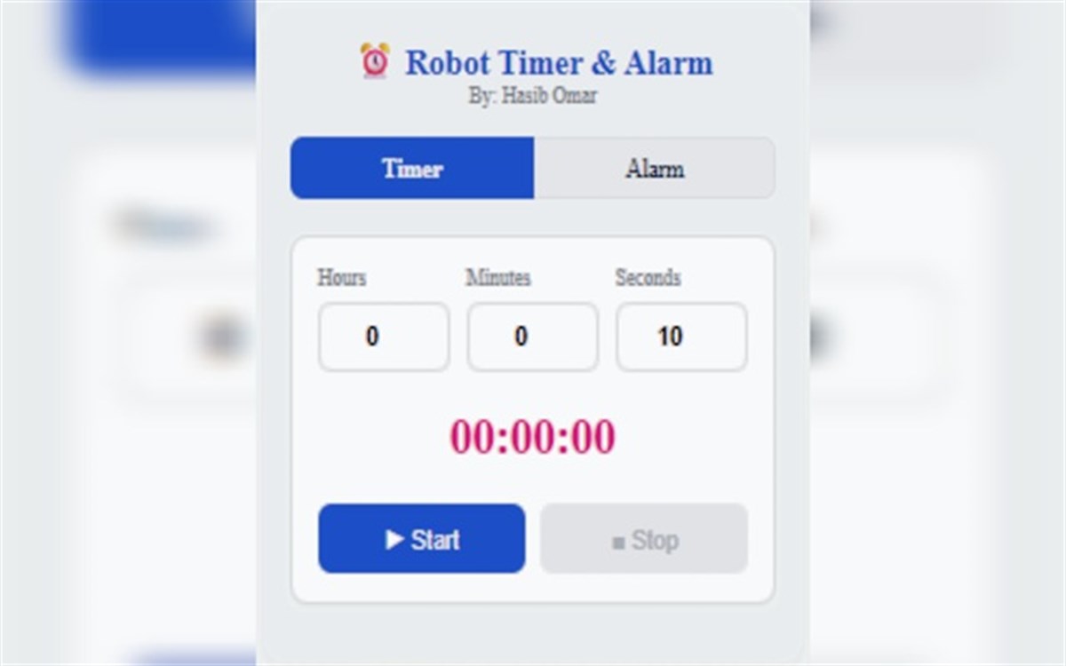 Robot Timer
