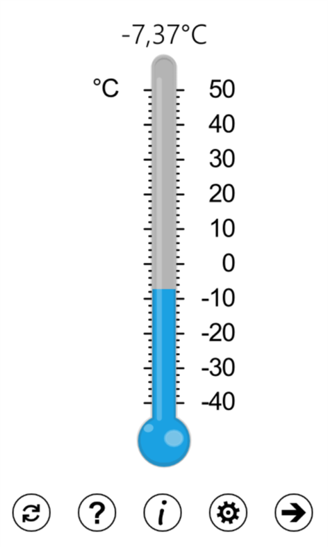 GPS Thermometer Screenshots 1