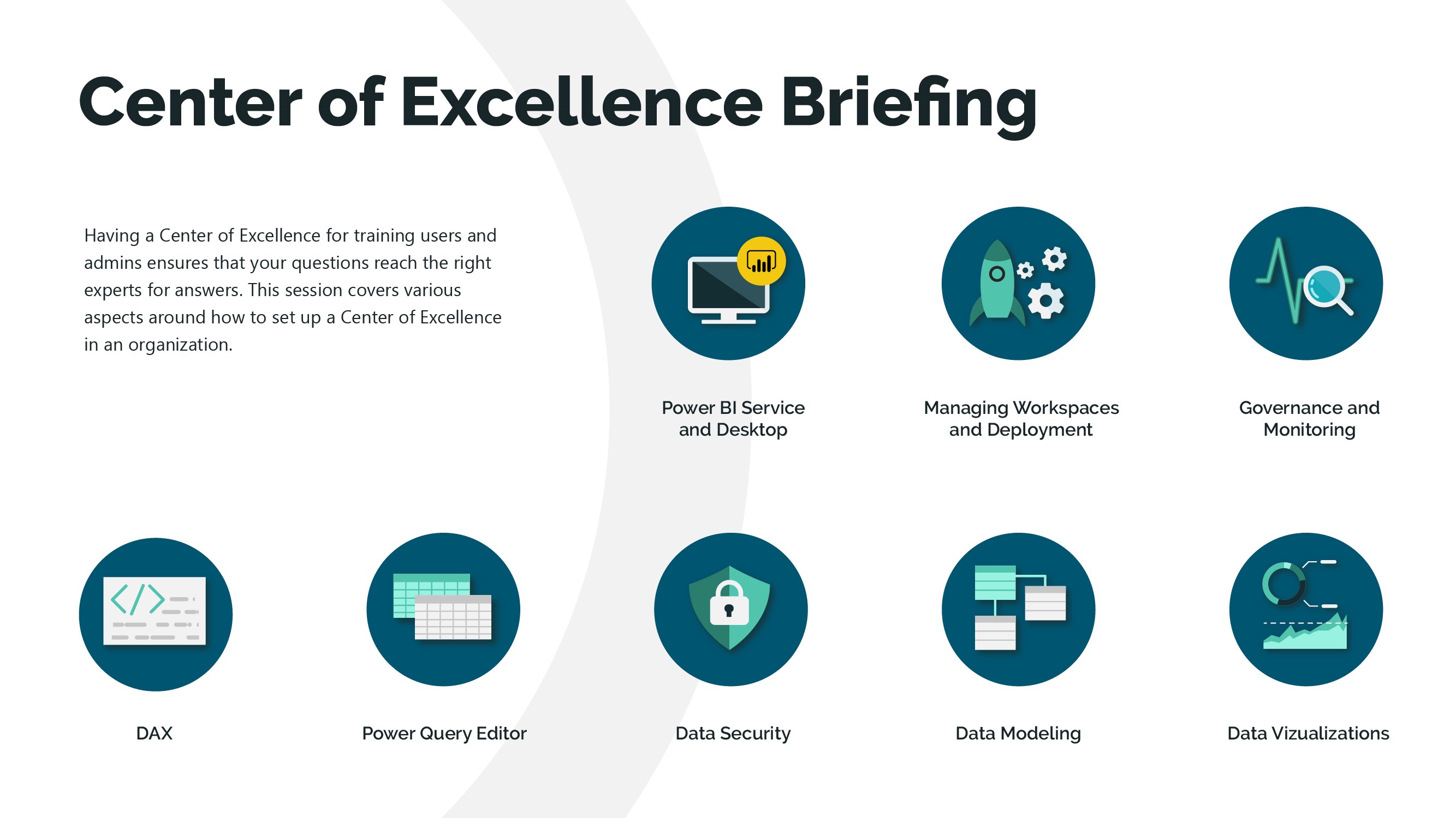 Snapshot 1 of Center of Excellence: Free 1-Hour Briefing