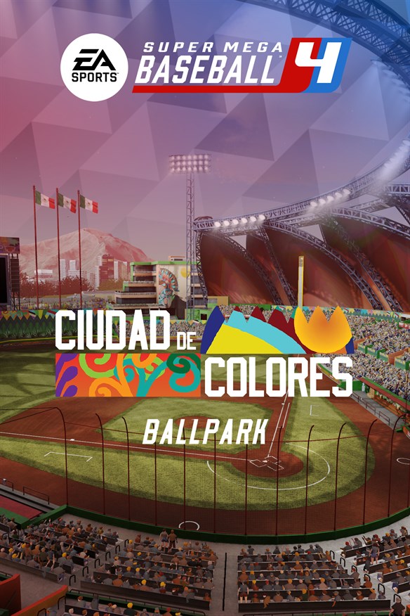 Super Mega Baseball 4 Ciudad de Colores Stadium Xbox Series X|S and Xbox One cover art