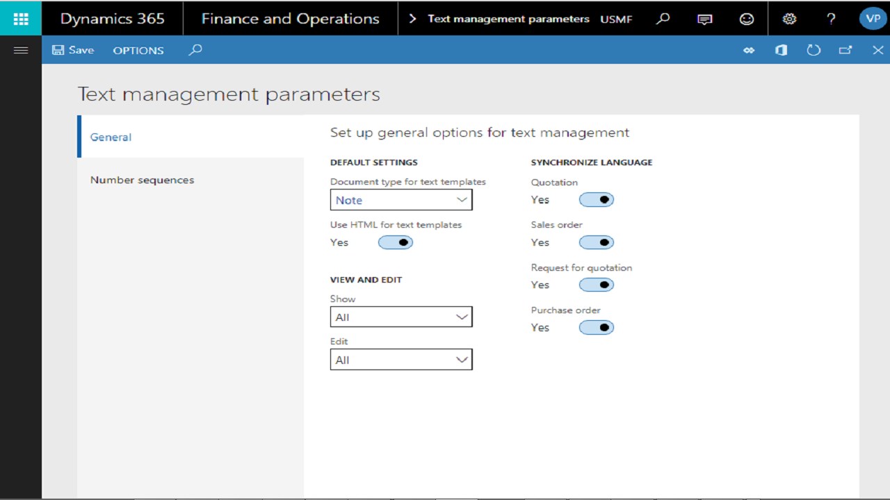 Snapshot 2 of Avanade Text Management