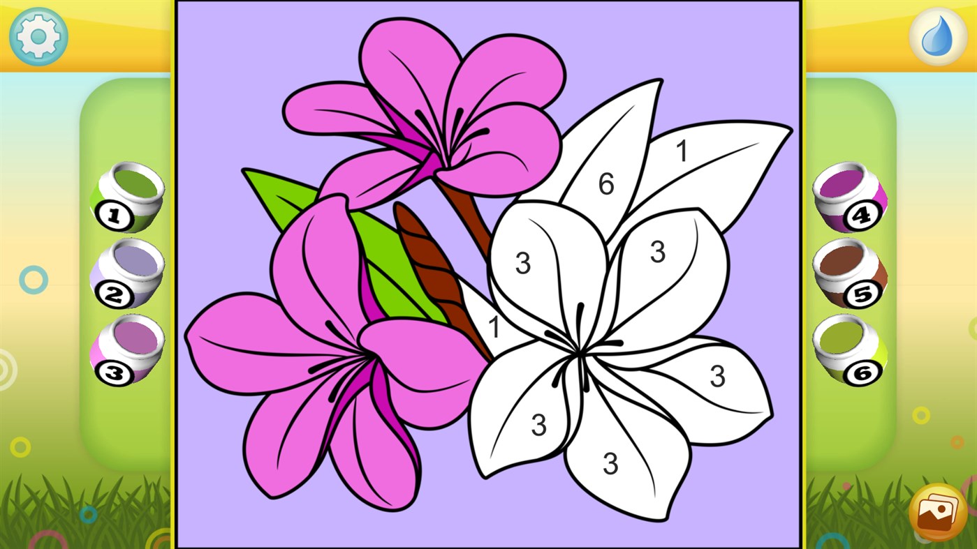 #8. Flowers - Color by Numbers + (Xbox) By: Kedronic UAB
