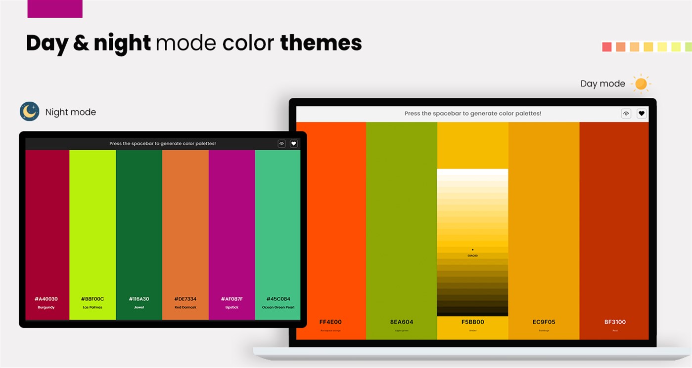 #4. Color Palettes Generator (Windows) By: White Peacock