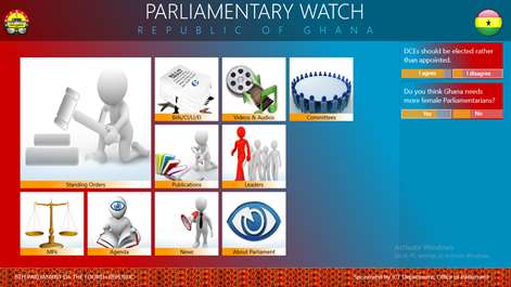 Parliamentary Watch Screenshots 1