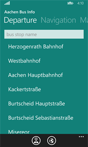 Aachen Bus Info screenshot 1