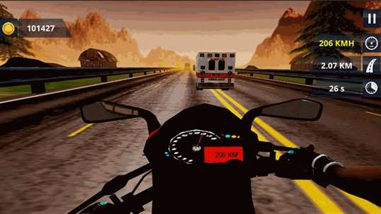 Traffic Moto Rider screenshot 2