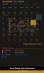 Calendar Calleague screenshot 1
