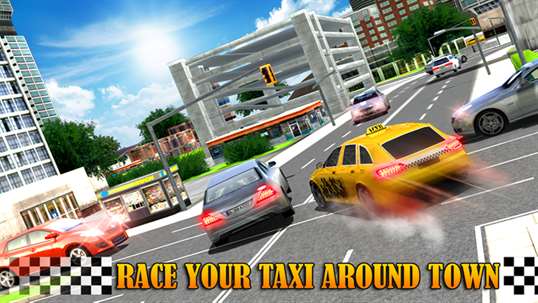 Modern Taxi Driving 3D screenshot 5