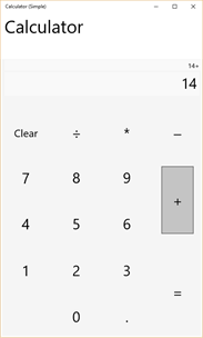 Calculator (Simple) screenshot 1