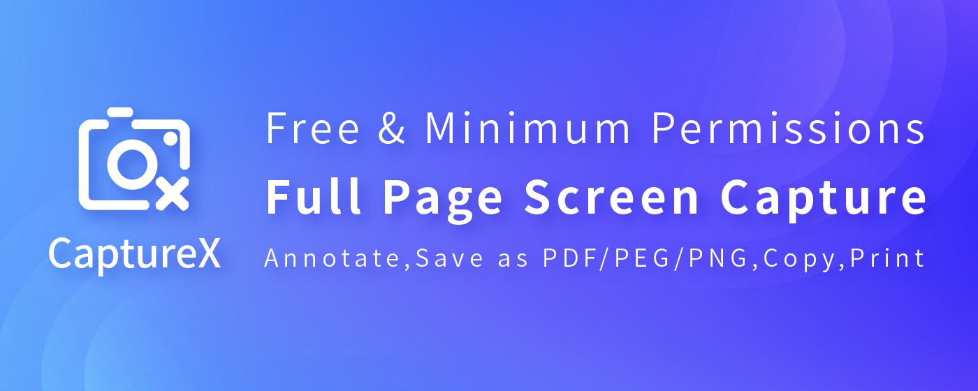 Capture X — Full Page & Scrollable Screenshot