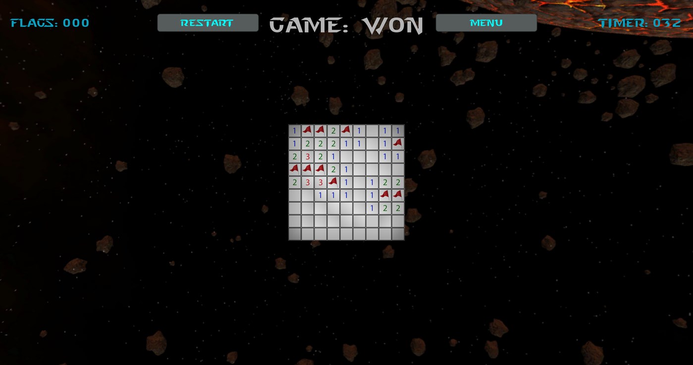 #6. Cosmic Mine Sweeper (Xbox) By: Mystic Mechanics