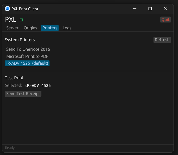 PXL Client screenshot