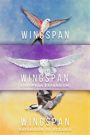 Wingspan + Expansión Europea + Expansión de Oceanía