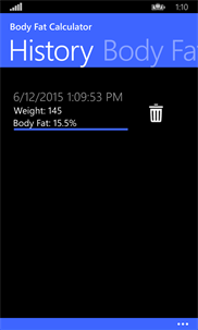% Body Fat Calculator screenshot 4