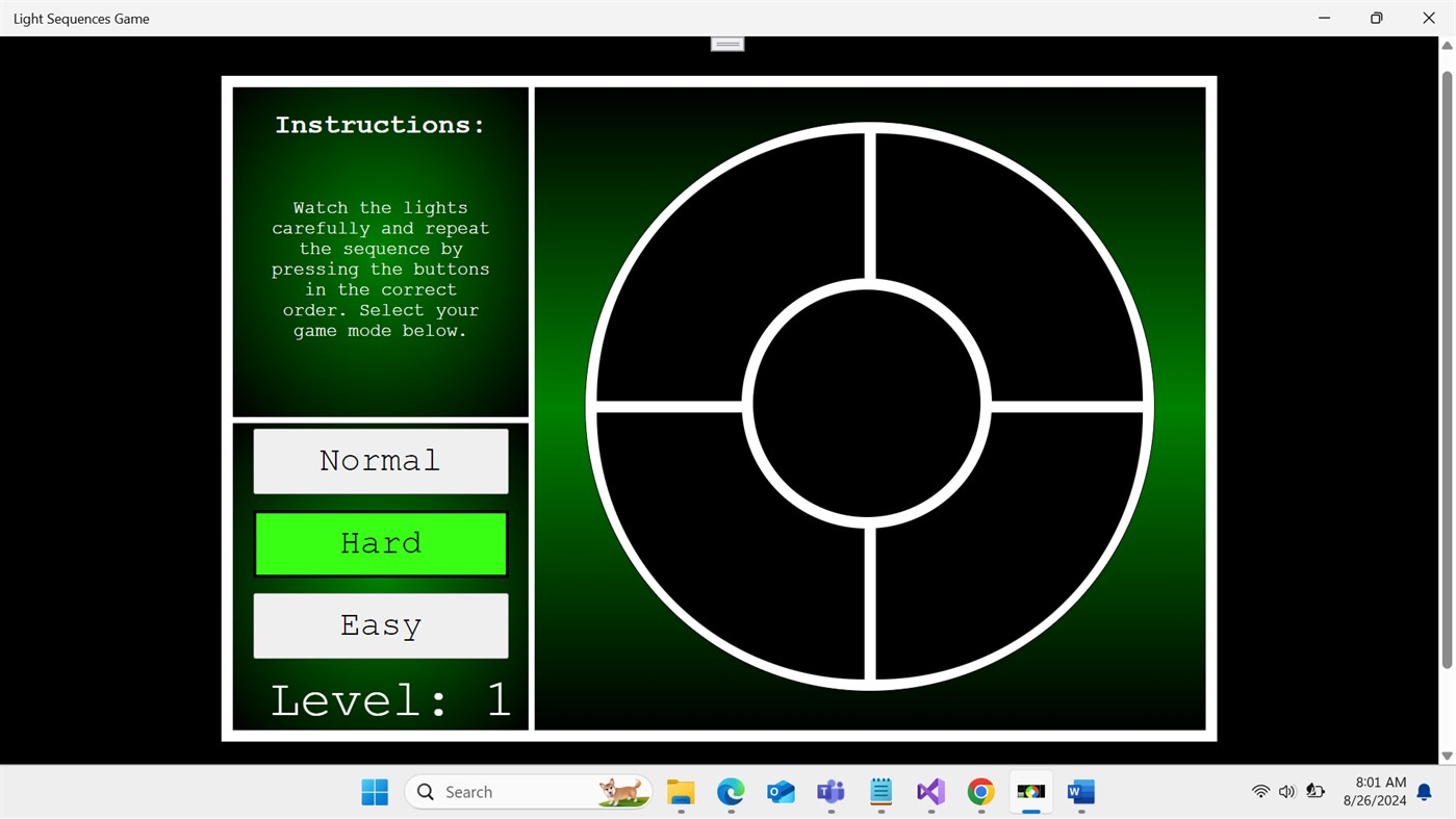 #2. Light Sequences Game (Windows) 作者: App Monster