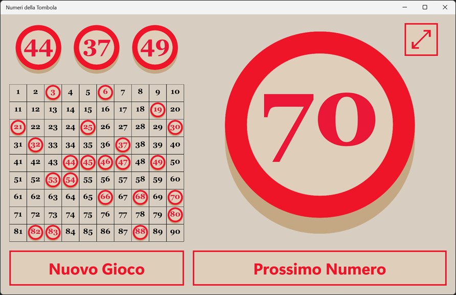 Tombola delle Feste - Microsoft Apps