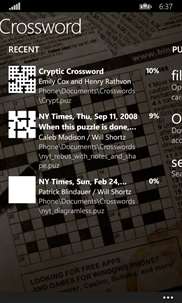 All Mobile Crossword screenshot 1