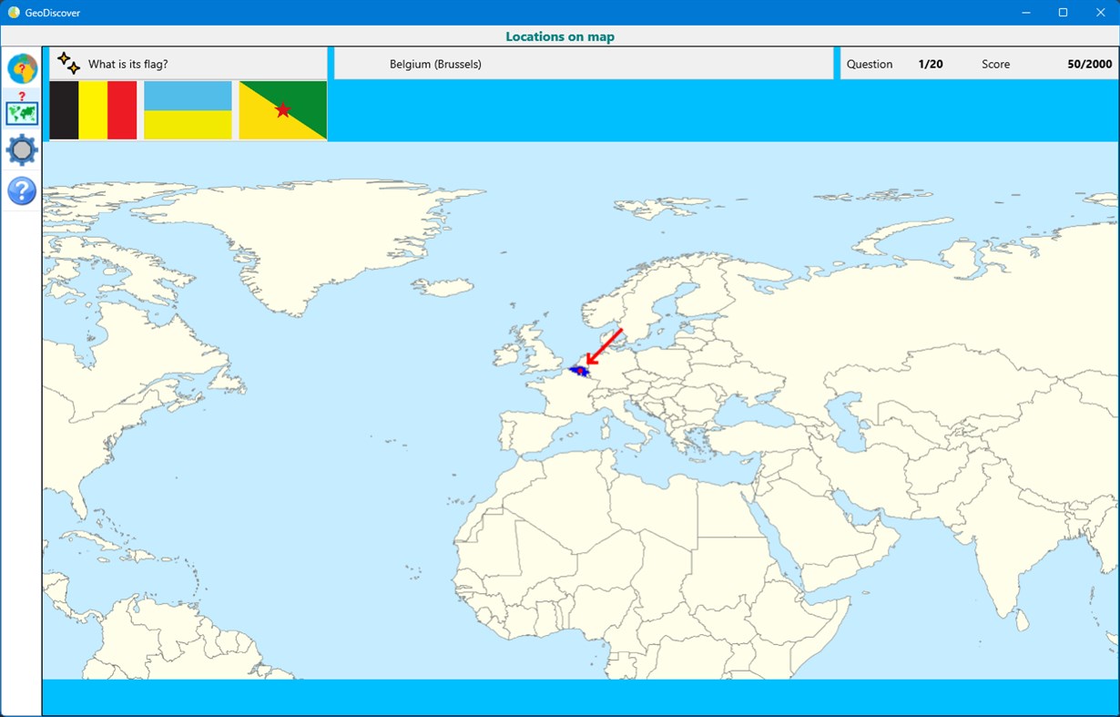 #5. GeoDiscover (Windows) By: Huybrechts Apps