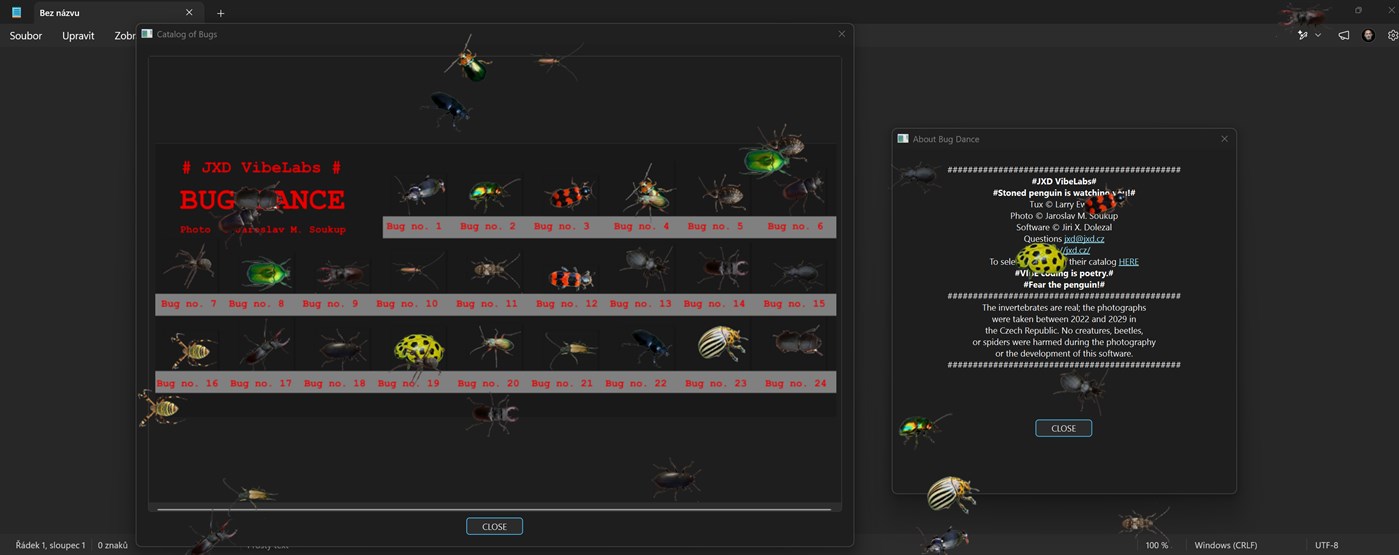 #2. Bug Dance (Windows) Od: Jiří X. Doležal
