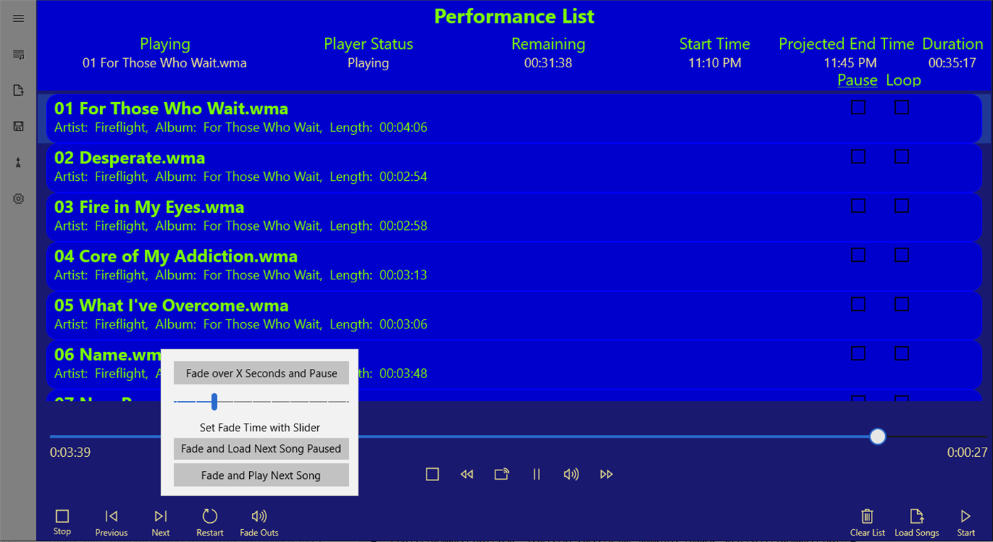 #3. Live Performance Player (Windows) 来自: Digital Software Systems