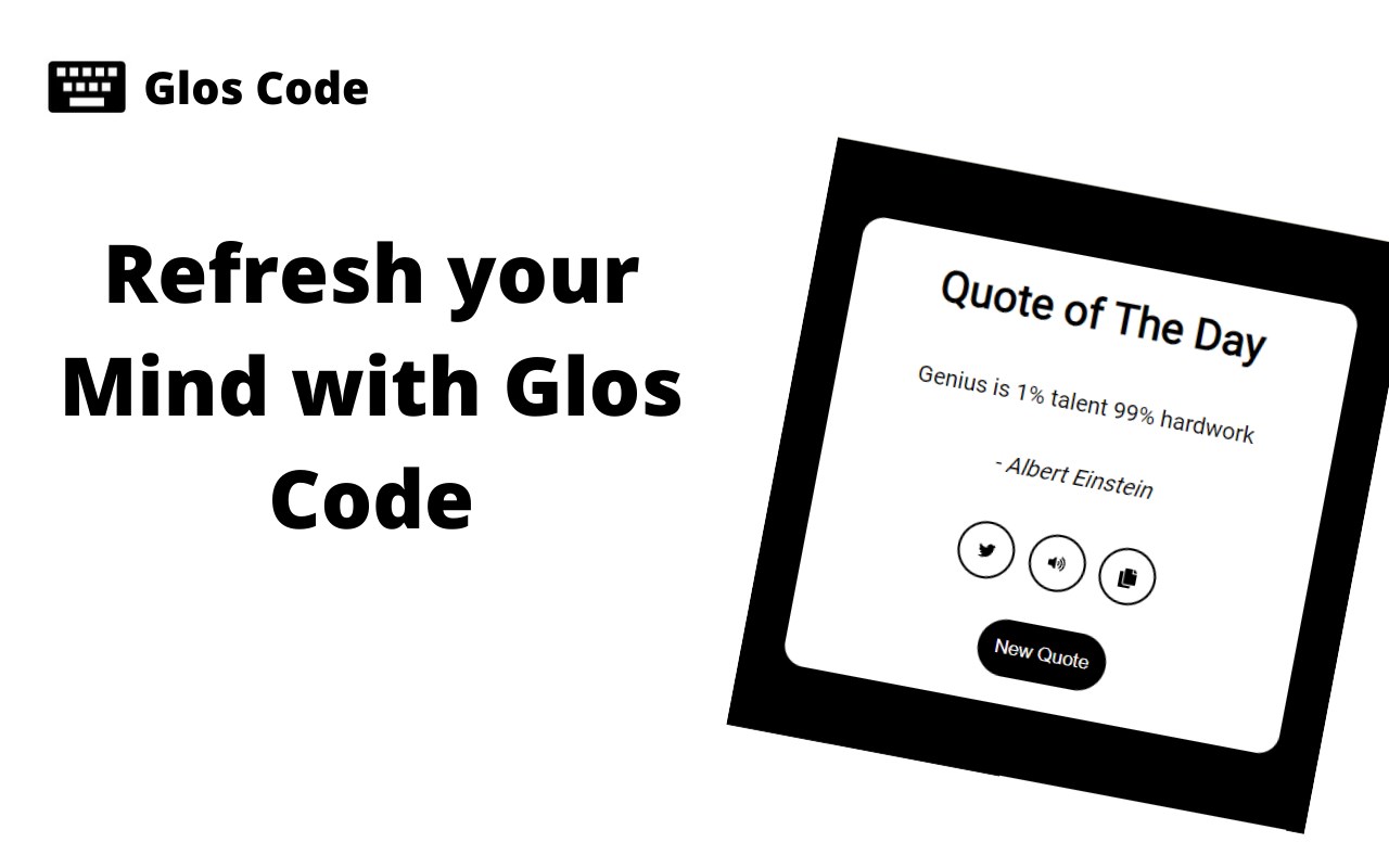 Quote Generator By Glos Code