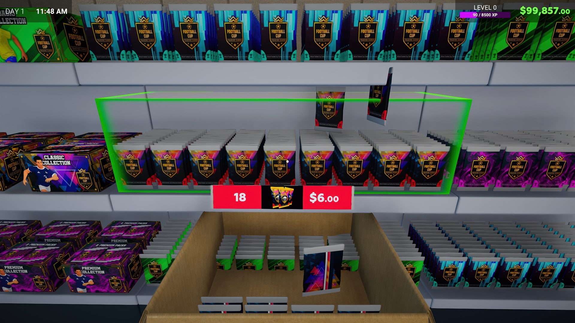 Screenshot 3 from Sports Card Shop Simulator