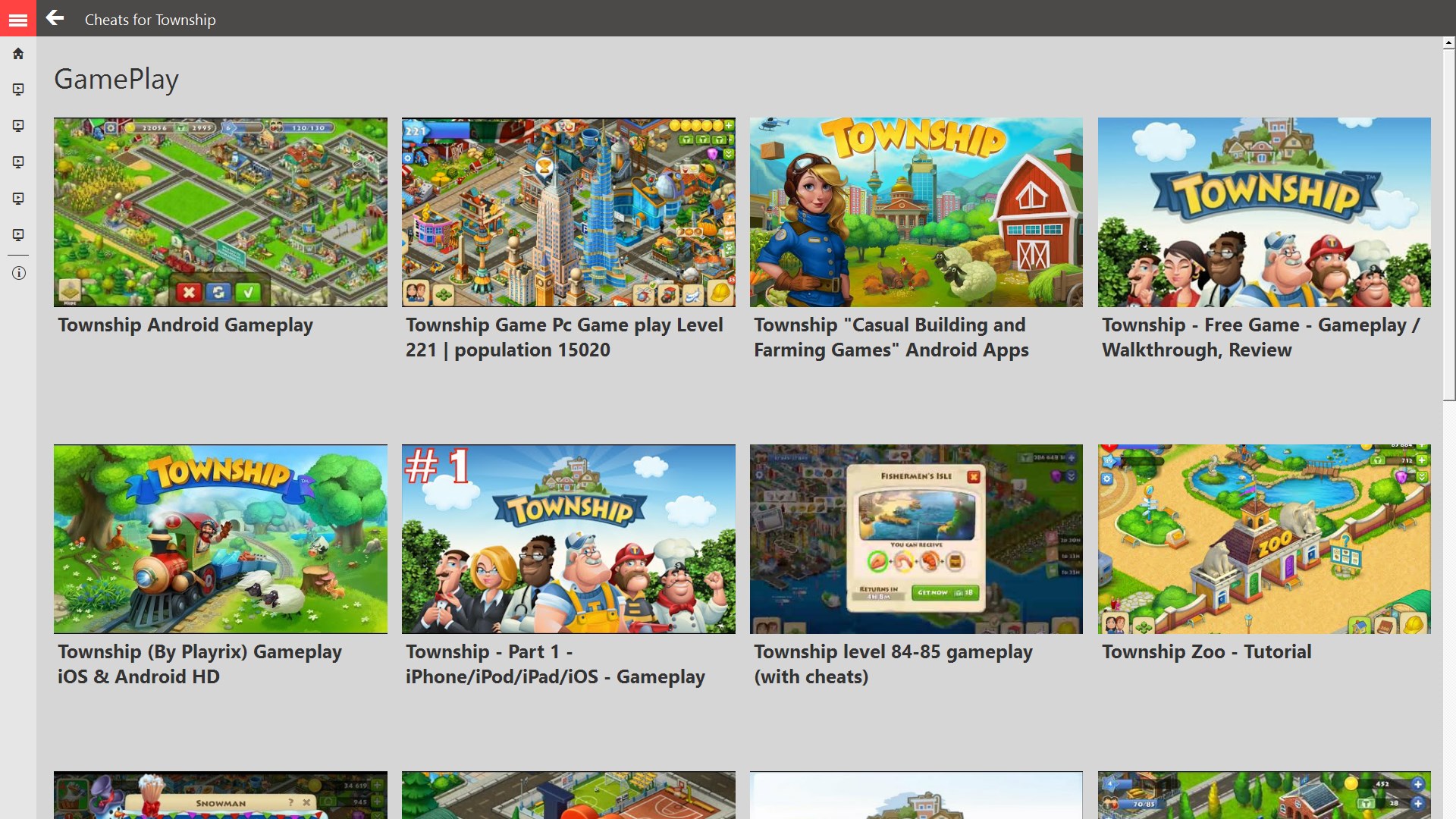 Cheats for Township for Windows 10