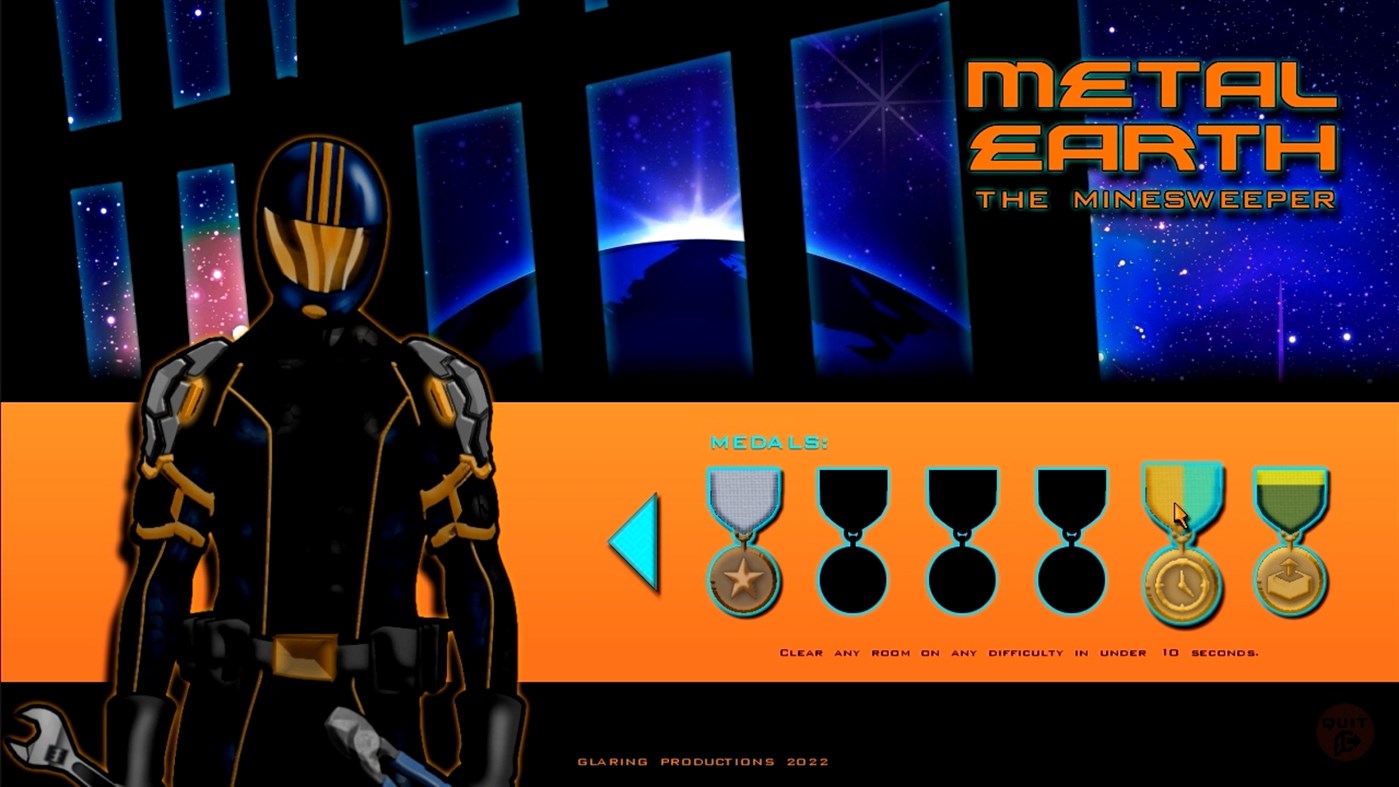 #10. Metal Earth The Minesweeper (Windows) By: Glaring Productions