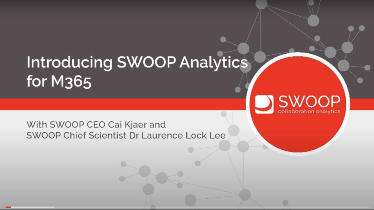 Snapshot 1 of SWOOP Analytics for Microsoft 365