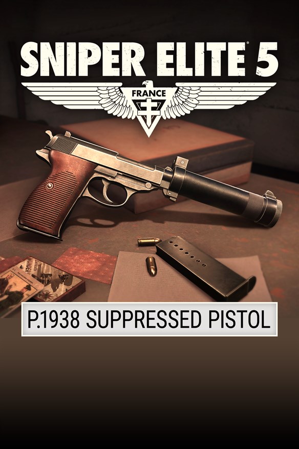 Sniper Elite 5: P.1938 Suppressed Pistol Xbox Series X|S and Xbox One cover art