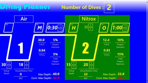 Diving Planner Screenshots 2