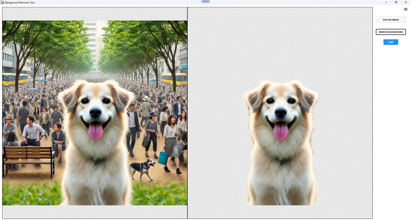 #2. Background Remover Tool (Windows) By: Megaish