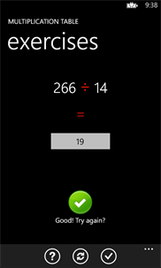 Multiplication Table screenshot 2