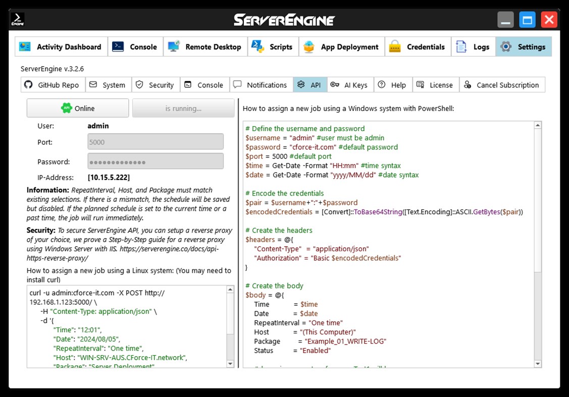 #9. ServerEngine (Windows) 由: CForce-IT, Claudio Orlando