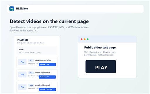 HLSMate - HLS/M3U8 Video Downloader