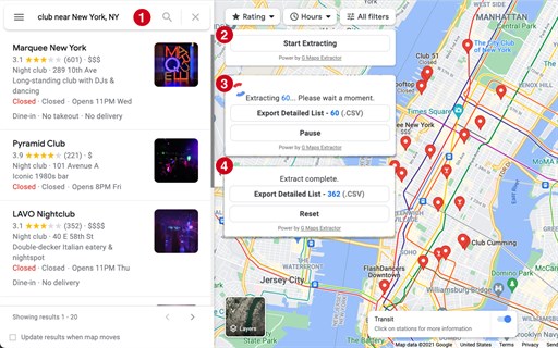 G Maps Extractor - Google Maps Data Scraper & Exporter