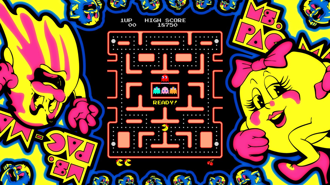 #3. ARCADE GAME SERIES: Ms. PAC-MAN (Xbox) De: BANDAI NAMCO Entertainment