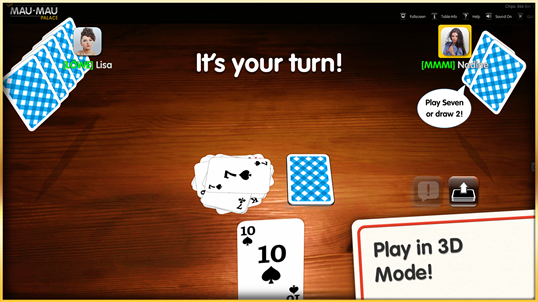 Crazy 8s: Mau-Mau screenshot 2