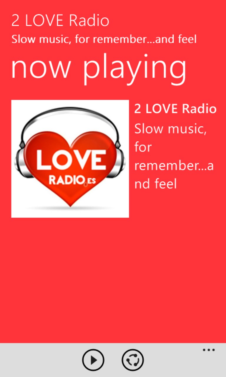 Captura de Pantalla 1 2 LOVE Radio windows