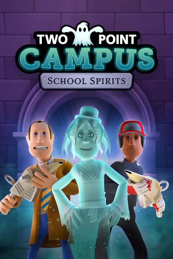 Two Point Campus: School Spirits Xbox Series X|S and Xbox One cover art