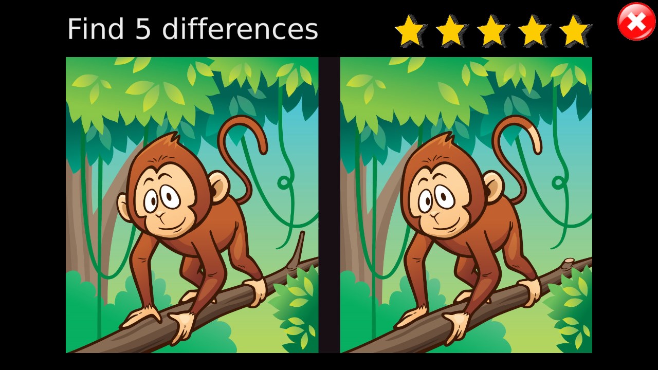 Find 5 Differences for kids screenshot 1 of 4