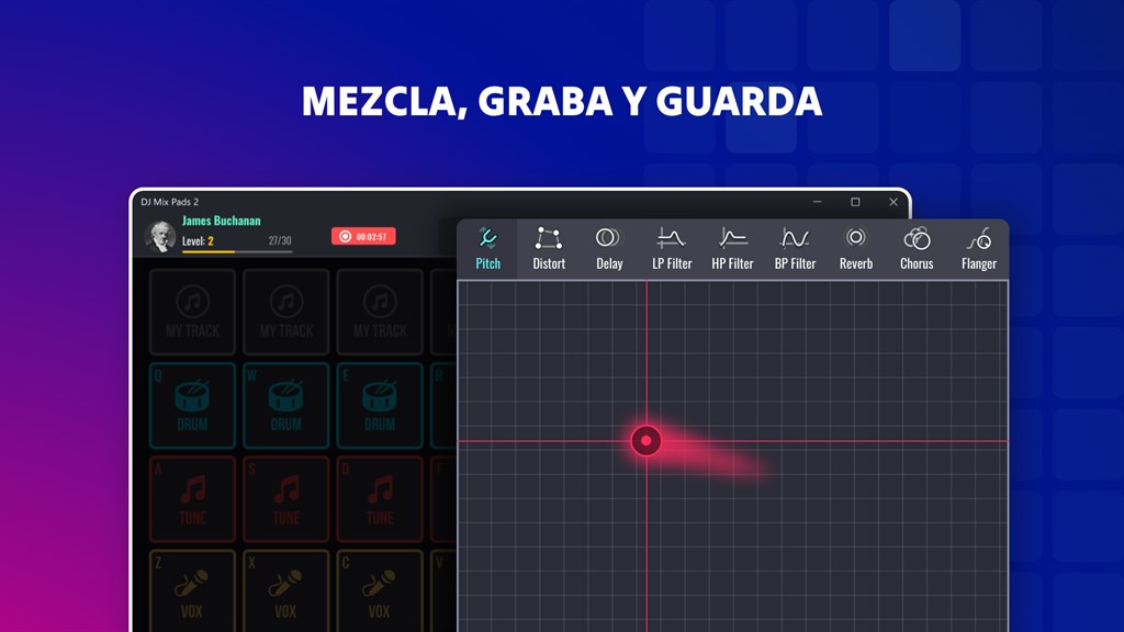 DJ Mix Pads 2 - Mesa de Mezclas - Aplicaciones de Microsoft