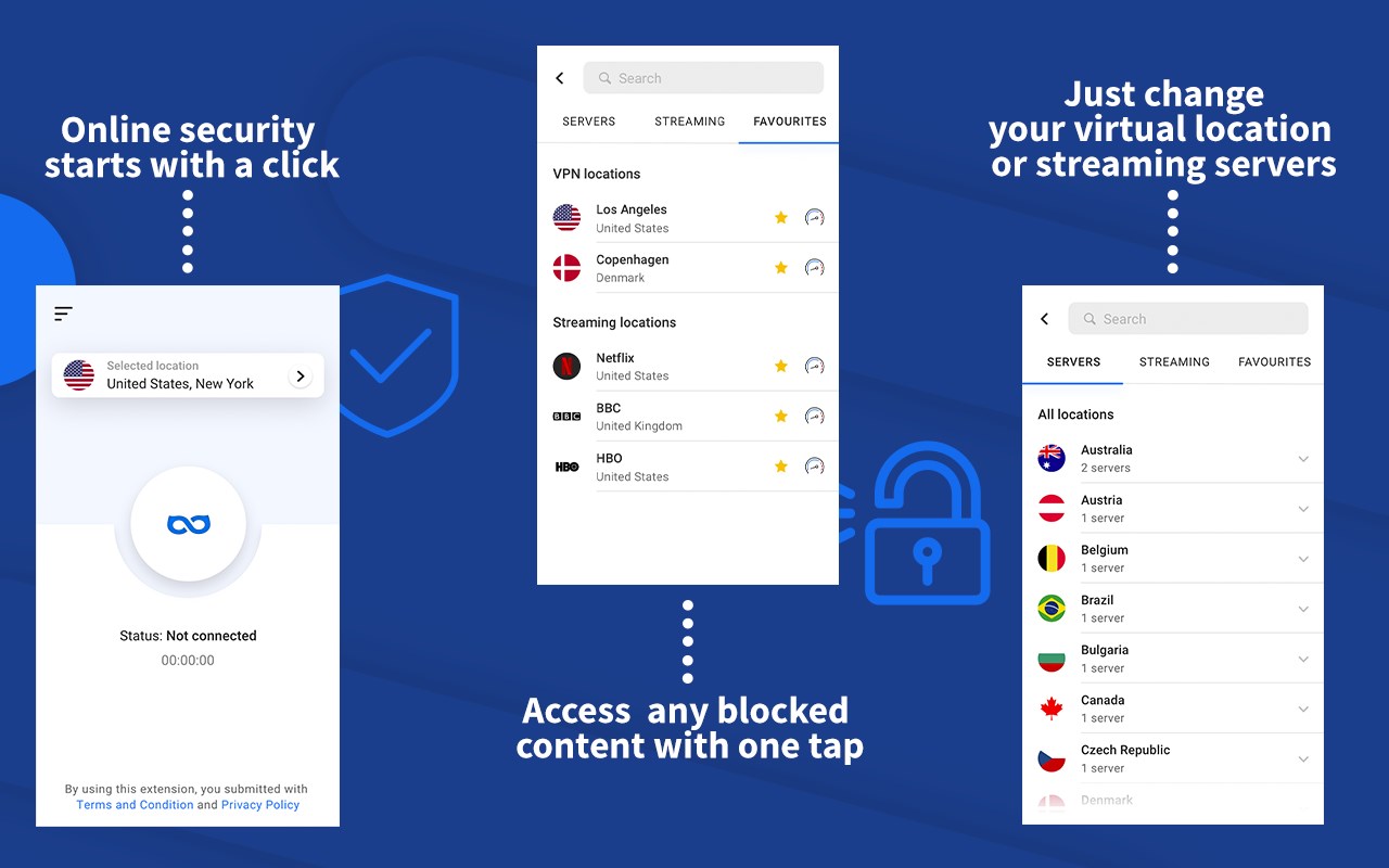 Free VPN Edge extension - Best VPN by uVPN