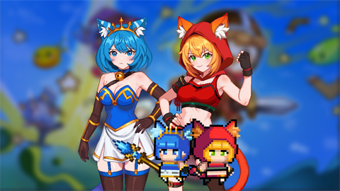 スライム大騒動 -「キャットガール・サバイバー」キャラクター解放