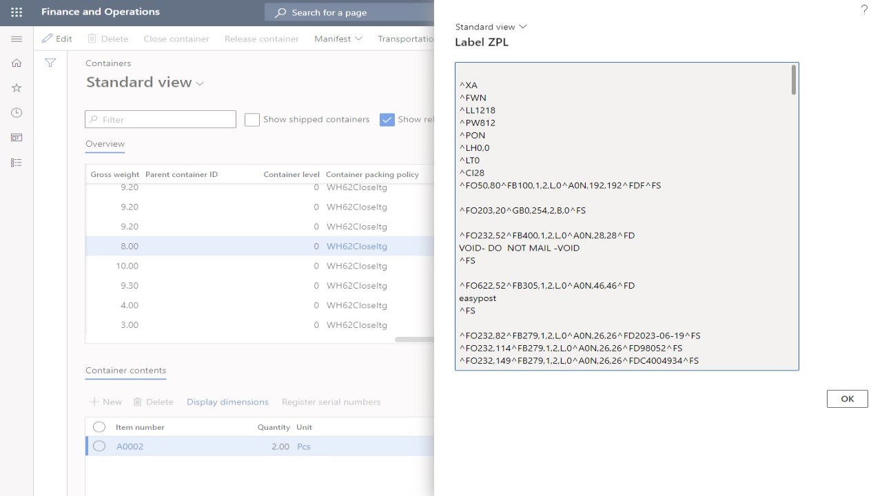 Snapshot 1 of Shipping Carrier Integrator