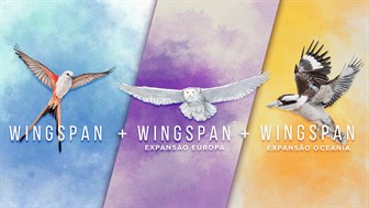 Wingspan + Expansão Europa + Expansão Oceania