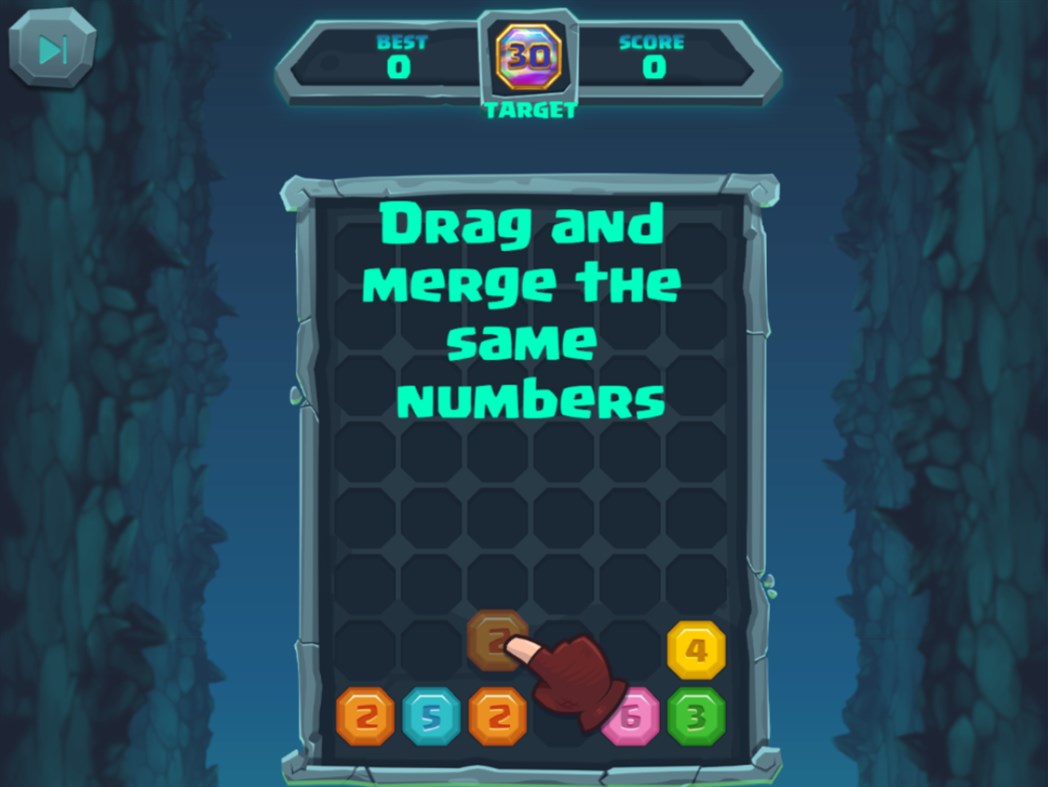 #2. Merge The Gems (Windows) 게시자: Advergame Technologies Private Limited